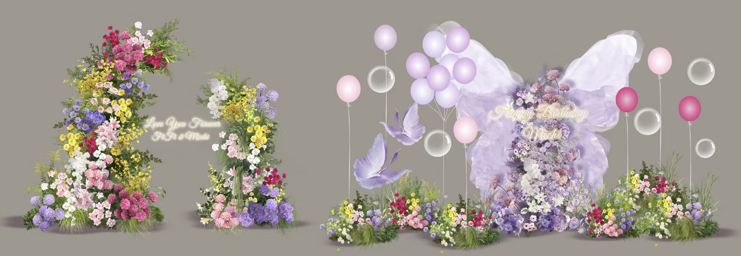 專業花藝氣球場地佈置