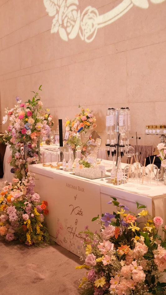 婚禮到場香水吧